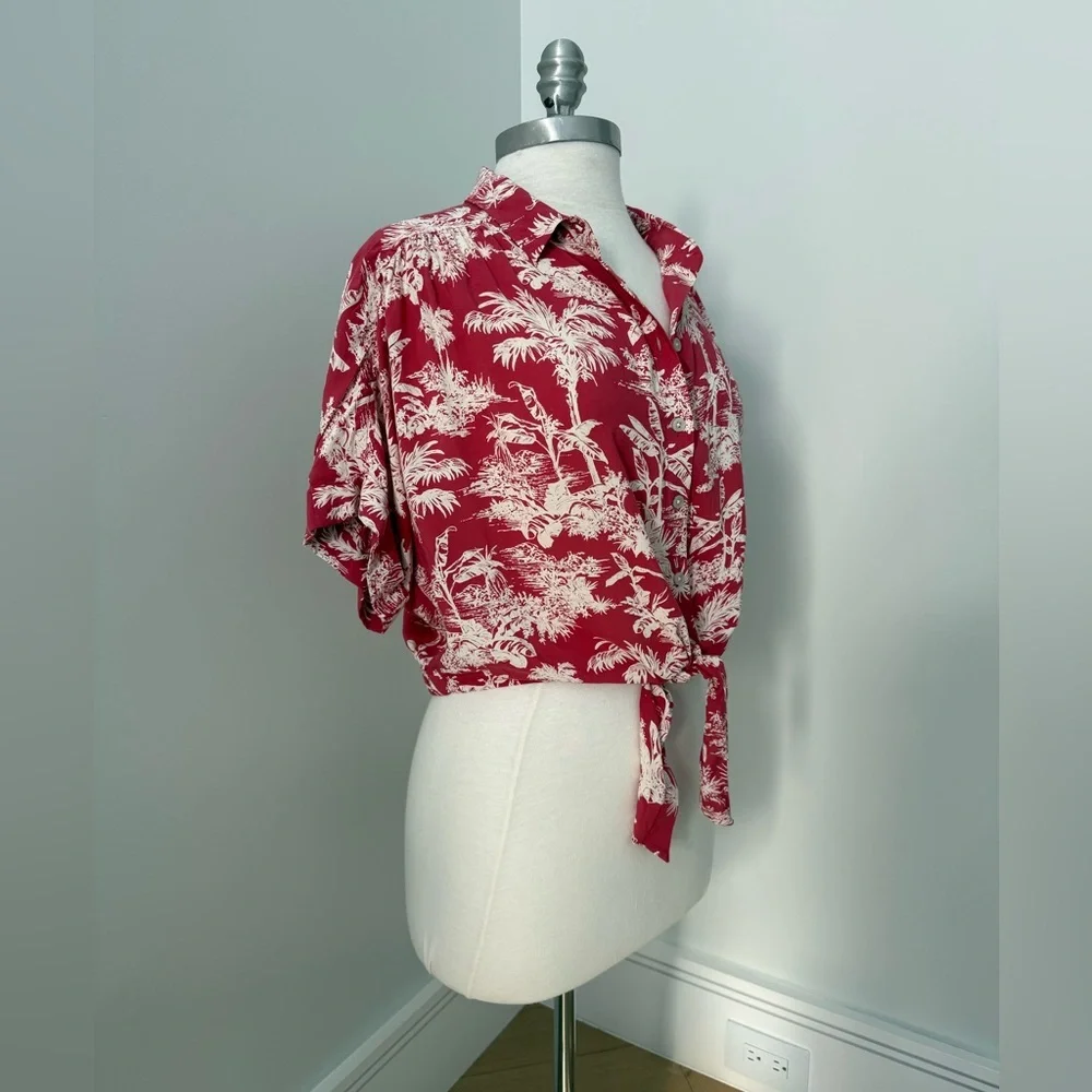 AMERICAN EAGLE OUTFITTERS  Hawiaan Shirt - Picture 12 of 16